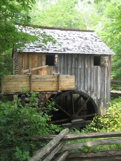 Working Grist Mill in Cades Cove