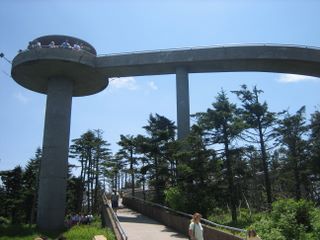 Clingmans Dome in the Smoky Mountains